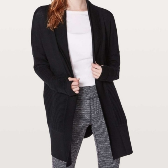 lululemon athletica Sweaters - Lululemon Sit in Lotus Wrap II Cardigan Sweater